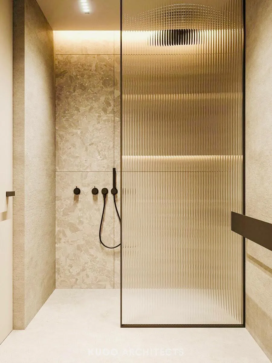 Fixed glass shower panel price